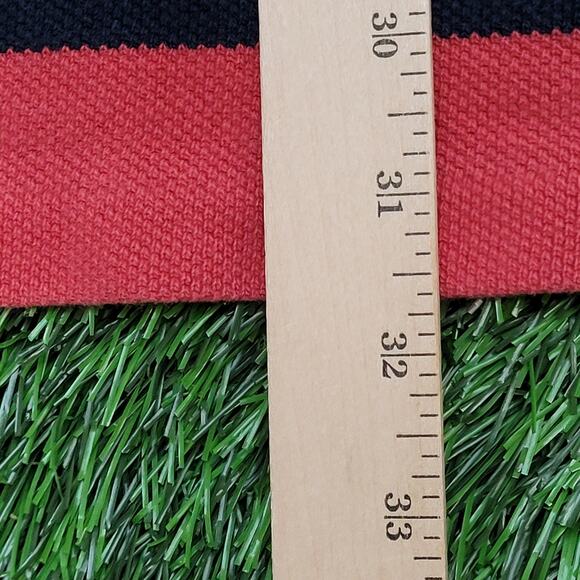 Ralph-Lauren Stripes Polo Shirt 2XL 25x32 Faded Red - Picture 5 of 15